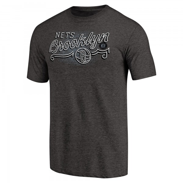 Футболка Brooklyn Nets Black Hometown Collection Neon Lights Tri-Blend