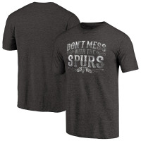Футболка San Antonio Spurs Black Hometown Collection Step Back Tri-Blend