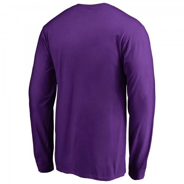 Футболка с длинным рукавом Charlotte Hornets Purple Hometown Collection The Nest