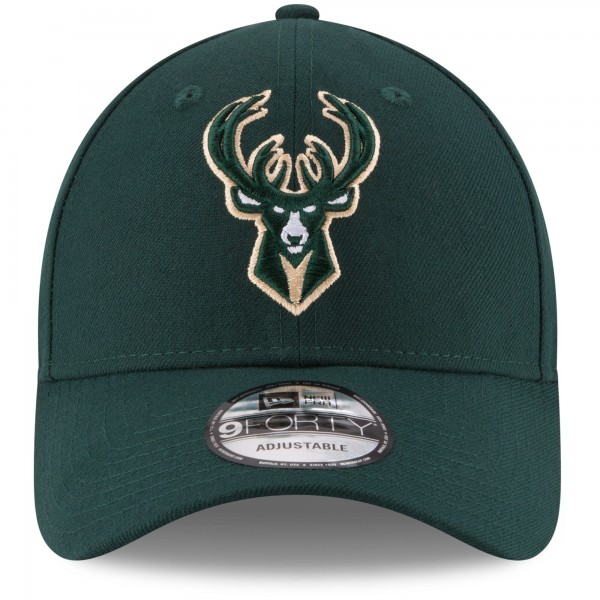 Бейсболка Milwaukee Bucks New Era Official Team Color 9FORTY - Hunter Green