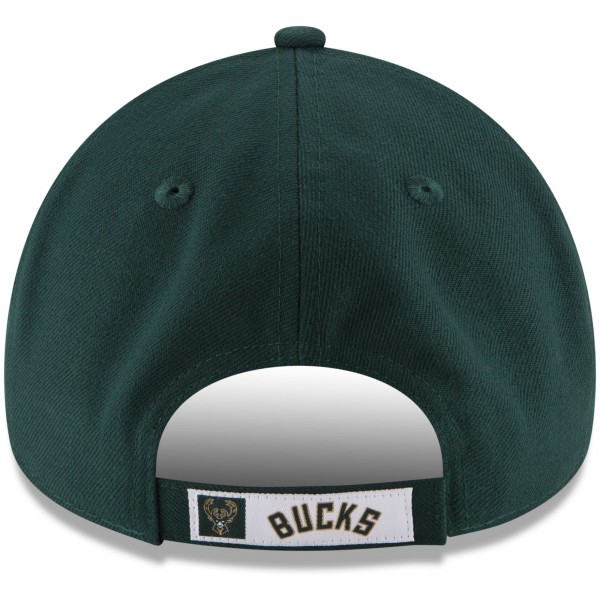 Бейсболка Milwaukee Bucks New Era Official Team Color 9FORTY - Hunter Green