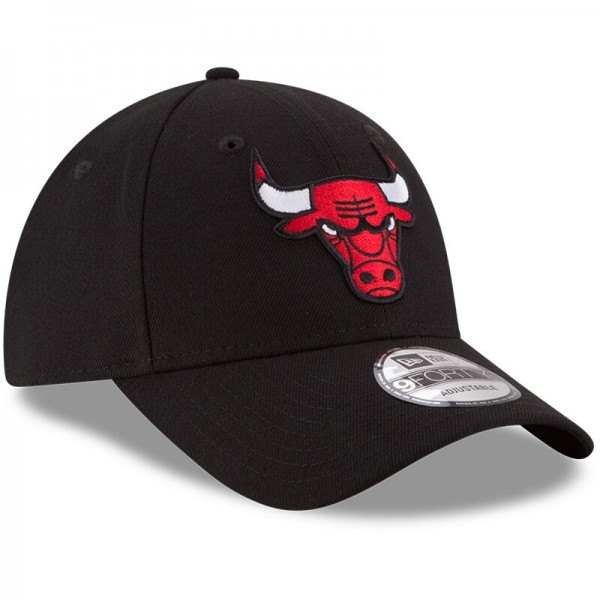 Бейсболка Chicago Bulls New Era Black Official Team Color 9FORTY