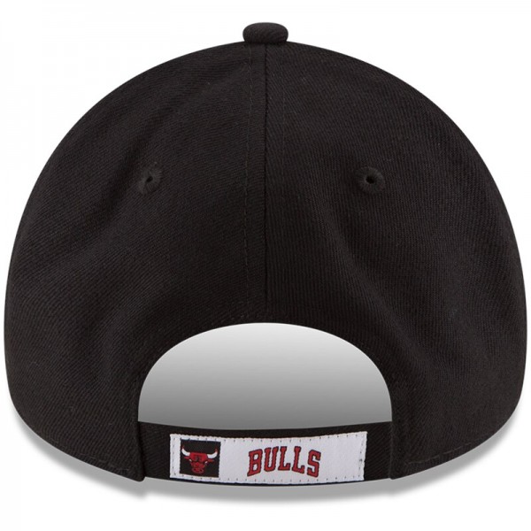 Бейсболка Chicago Bulls New Era Black Official Team Color 9FORTY