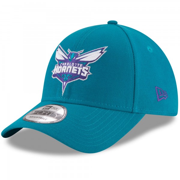 Бейсболка Charlotte Hornets New Era Teal Official Team Color 9FORTY
