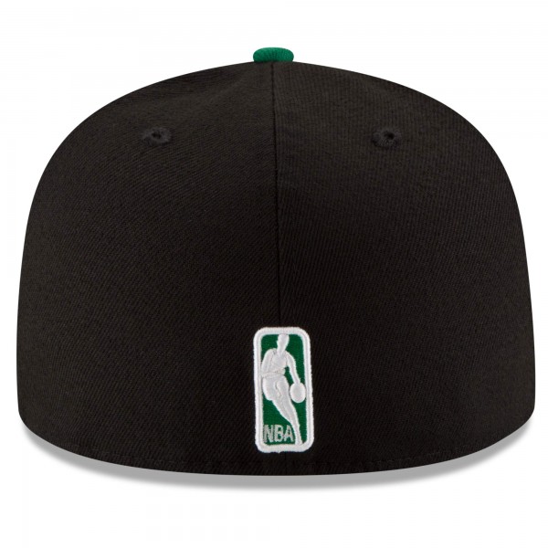 Бейсболка Boston Celtics New Era Official Team Color 2Tone 59FIFTY - Black/Green
