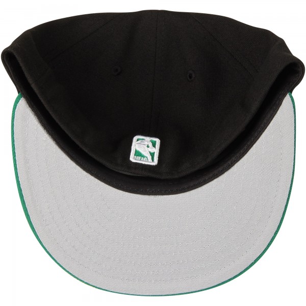 Бейсболка Boston Celtics New Era Official Team Color 2Tone 59FIFTY - Black/Green