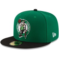 Бейсболка Boston Celtics New Era Official Team Color 2Tone 59FIFTY - Green/Black
