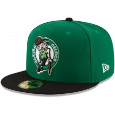 Бейсболка Boston Celtics New Era Official Team Color 2Tone 59FIFTY - Green/Black