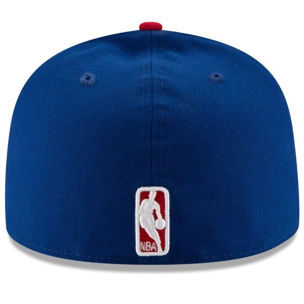 Бейсболка LA Clippers New Era Official Team Color 2Tone 59FIFTY - Royal/Red - официальный мерч NBA