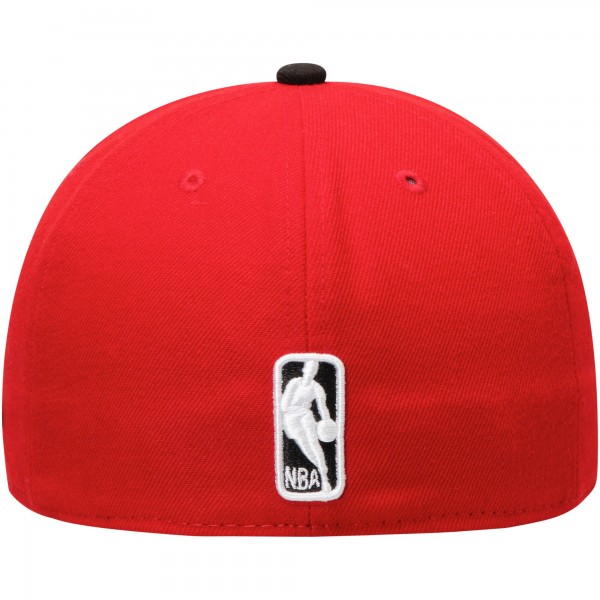 Бейсболка Miami Heat New Era Red/Black Official Team Color 2Tone 59FIFTY
