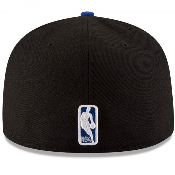 Бейсболка New York Knicks New Era Official Team Color 2Tone 59FIFTY - Black/Royal