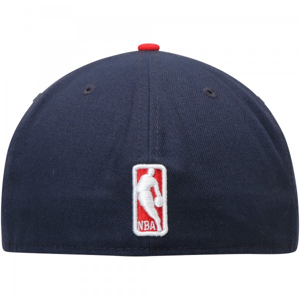 Бейсболка New Orleans Pelicans New Era Official Team Color 2Tone 59FIFTY - Navy/Red - официальный мерч NBA