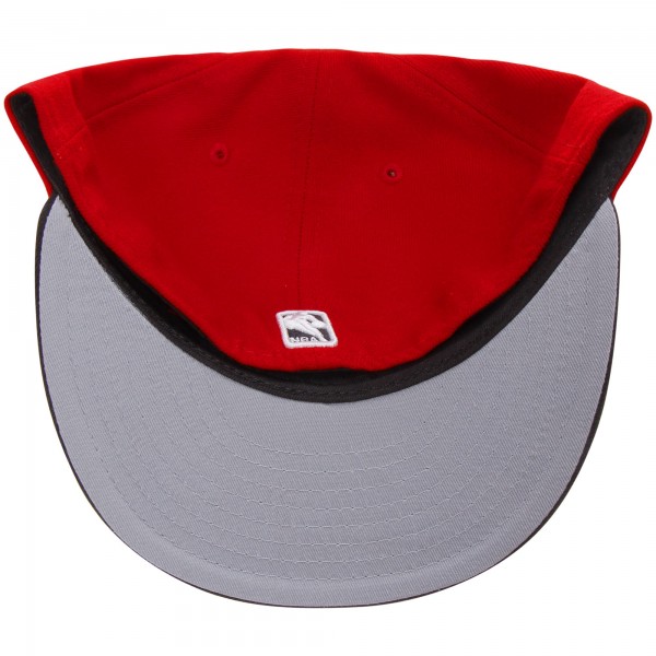 Бейсболка Houston Rockets New Era Official Team Color 2Tone 59FIFTY - Red/Black - официальный мерч NBA