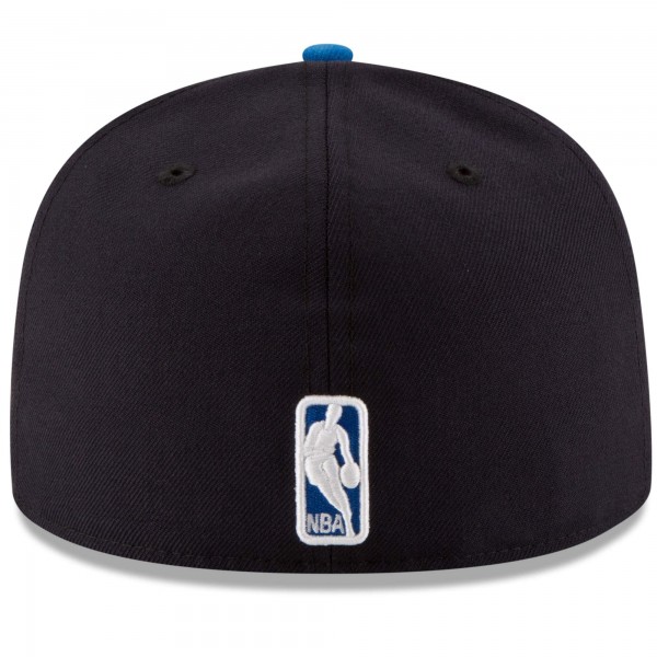 Бейсболка Oklahoma City Thunder New Era Official Team Color 2Tone 59FIFTY - Black/Royal - официальный мерч NBA
