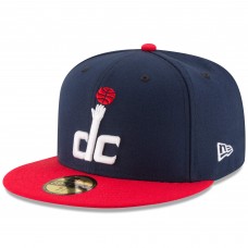 Бейсболка Washington Wizards New Era Official Team Color 2Tone 59FIFTY - Navy/Red