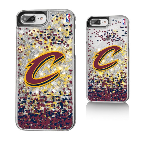 Чехол на телефон Cleveland Cavaliers Gold Glitter iPhone 8 Plus/7 Plus/6 Plus