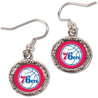 Серьги Philadelphia 76ers WinCraft Womens Round Dangle