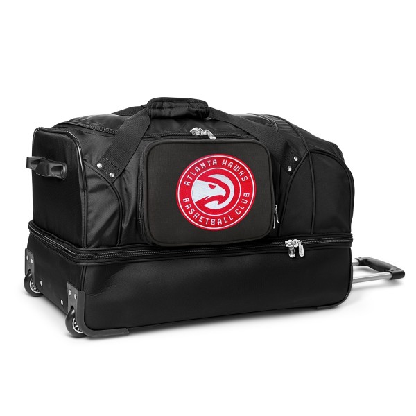 Спортивная сумка на колесах Atlanta Hawks MOJO 27 2-Wheel Drop Bottom - Black