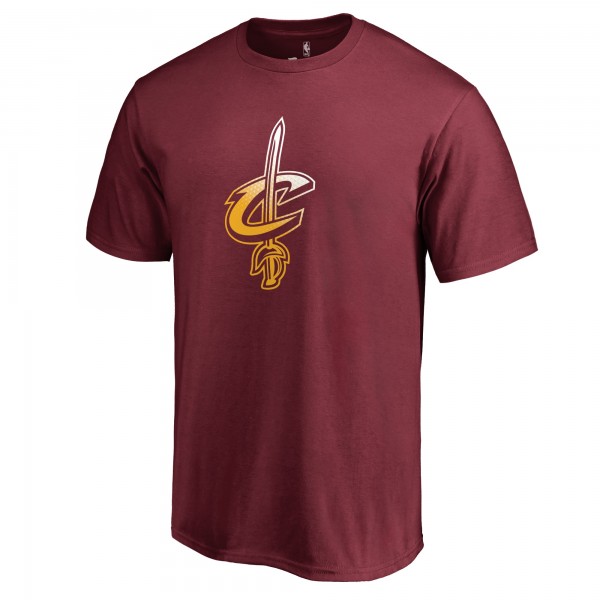 Cleveland Cavaliers Maroon Gradient Logo T-Shirt