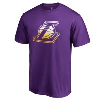 Футболка Los Angeles Lakers Gradient Logo - Purple