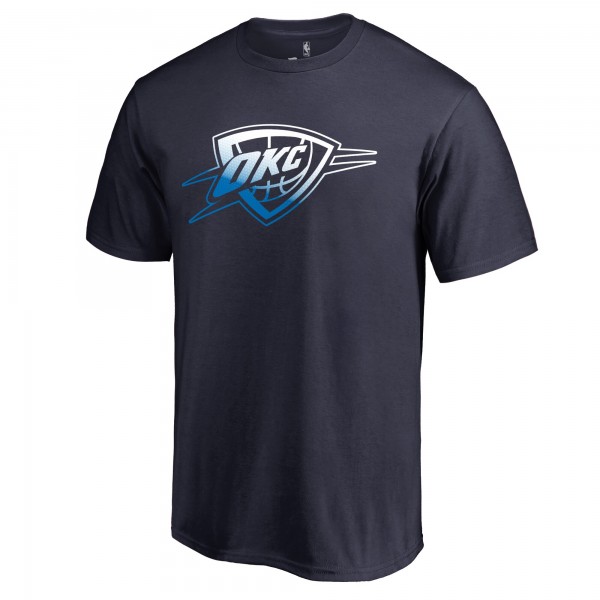 Футболка Oklahoma City Thunder Navy Gradient Logo