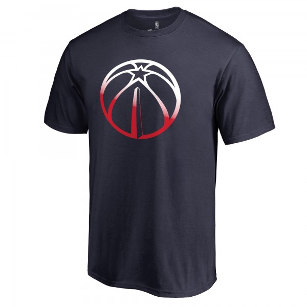 Футболка Washington Wizards Gradient Logo - Navy
