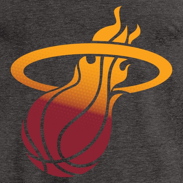 Толстовка Miami Heat Gradient Logo - Black