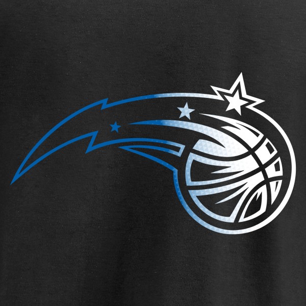 Orlando Magic Black Gradient Logo Pullover Hoodie