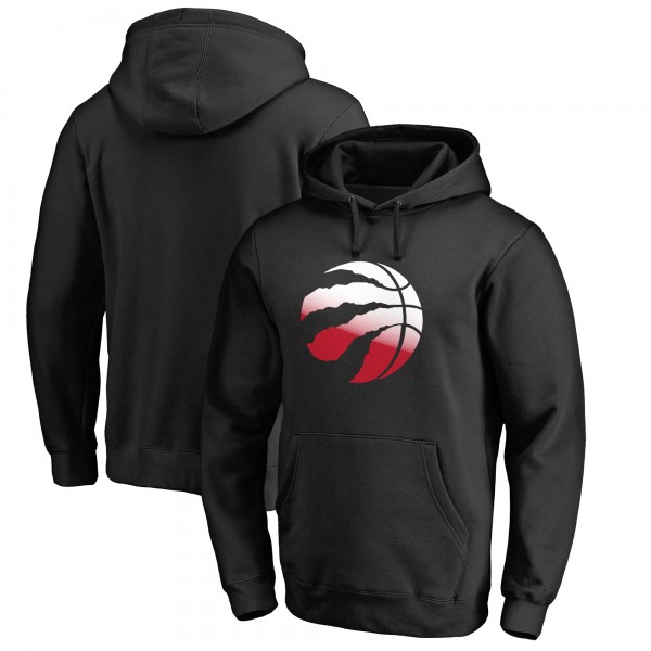 Toronto Raptors Black Gradient Logo Pullover Hoodie