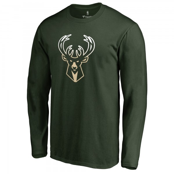 Футболка с длинным рукавом Milwaukee Bucks Gradient Logo - Green