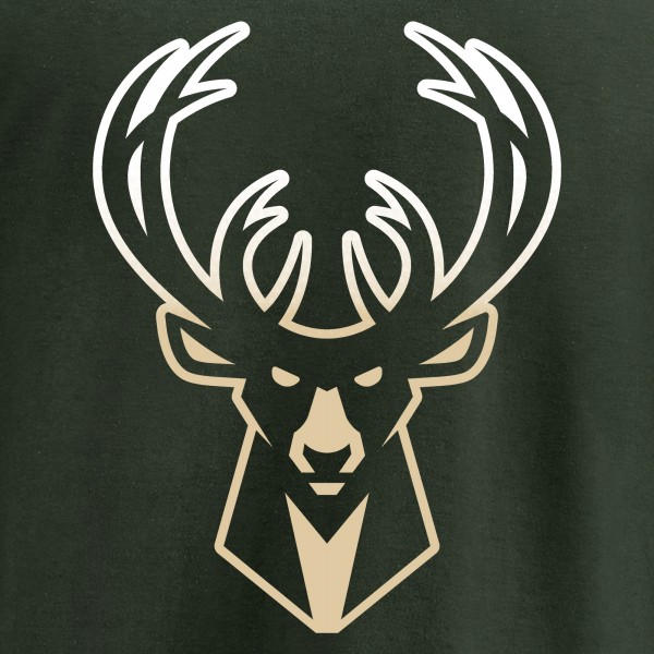Футболка с длинным рукавом Milwaukee Bucks Gradient Logo - Green