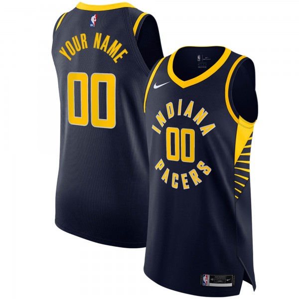 Игровая именная майка Indiana Pacers Nike Authentic Navy - Icon Edition - личная джерси НБА