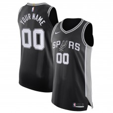 Игровая именная майка San Antonio Spurs Nike Authentic Black - Icon Edition