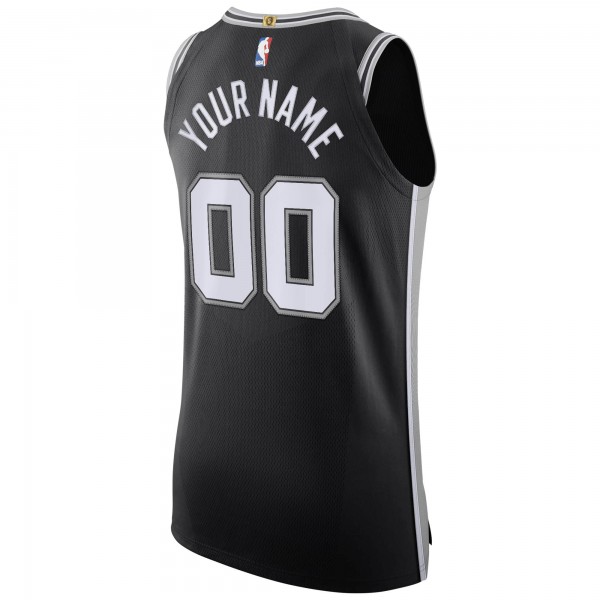 Игровая именная майка San Antonio Spurs Nike Authentic Black - Icon Edition - личная джерси НБА