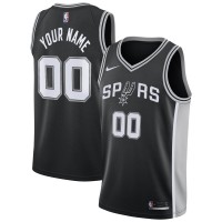 Игровая именная майка San Antonio Spurs Nike Swingman Black - Icon Edition