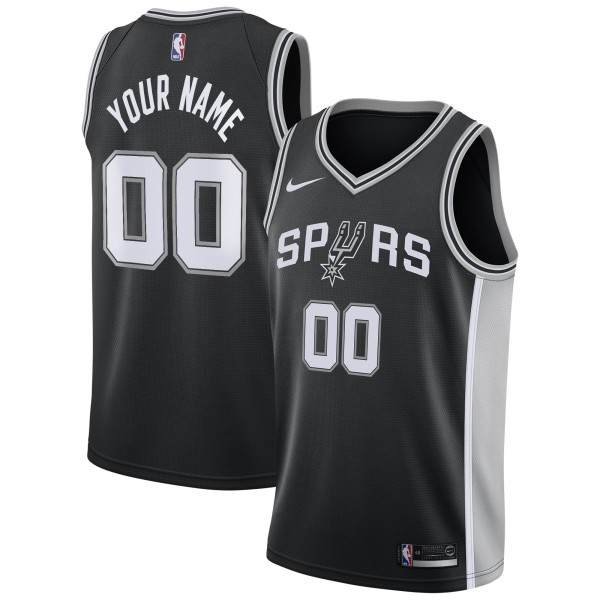 Игровая именная майка San Antonio Spurs Nike Swingman Black - Icon Edition - личная джерси НБА