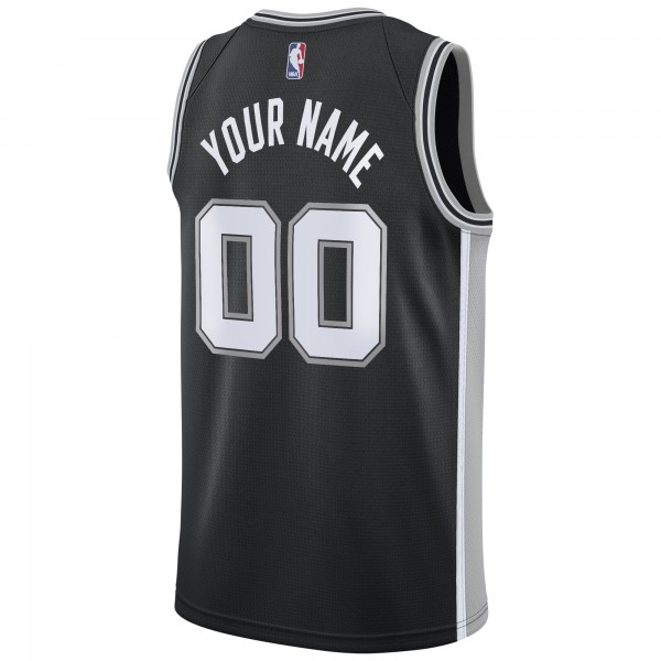 Игровая именная майка San Antonio Spurs Nike Swingman Black - Icon Edition - личная джерси НБА