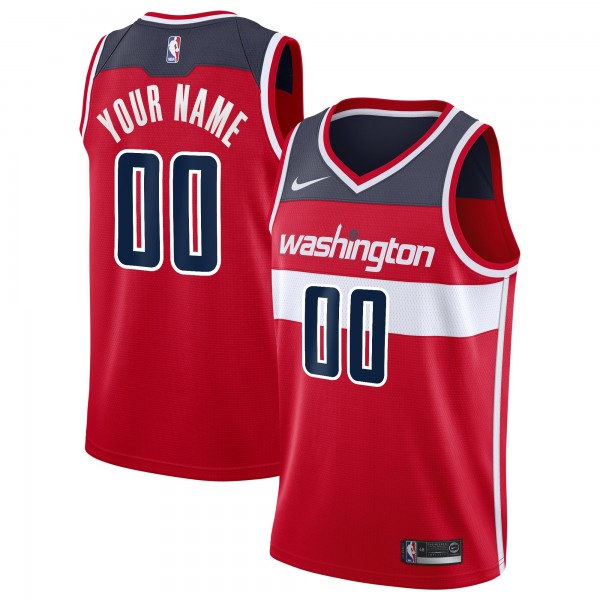 Игровая именная майка Washington Wizards Nike Swingman Red - Icon Edition - личная джерси НБА