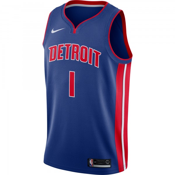 Игровая майка Reggie Jackson Detroit Pistons Nike Swingman Blue - Icon Edition - оригинальная джерси НБА