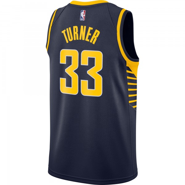 Игровая майка Myles Turner Indiana Pacers Nike Swingman Navy - Icon Edition - оригинальная джерси НБА