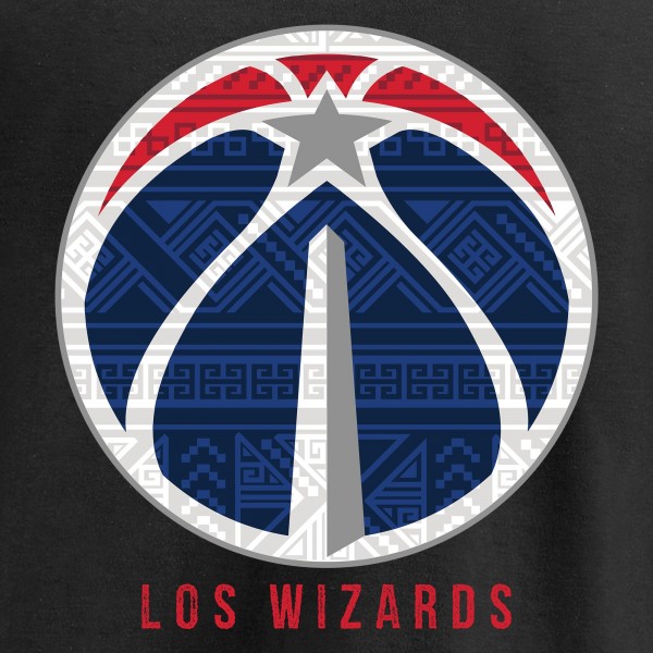 Футболка Washington Wizards 2017 Noches Éne-Bé-A - Black