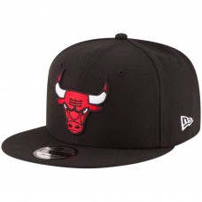 Бейсболка Chicago Bulls New Era Official Team Color 9FIFTY - Black