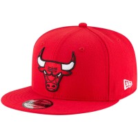 Бейсболка Chicago Bulls New Era Red Official Team Color 9FIFTY