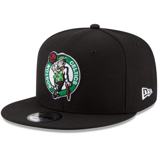 Бейсболка Boston Celtics New Era Black Official Team Color 9FIFTY Snapback