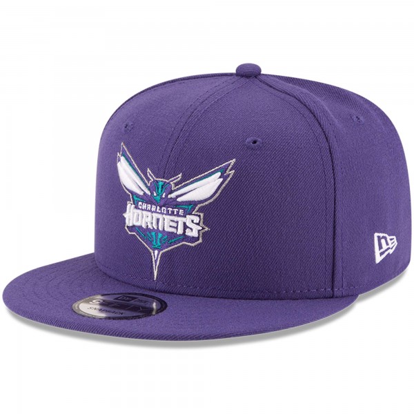 Бейсболка Charlotte Hornets New Era Purple Official Team Color 9FIFTY