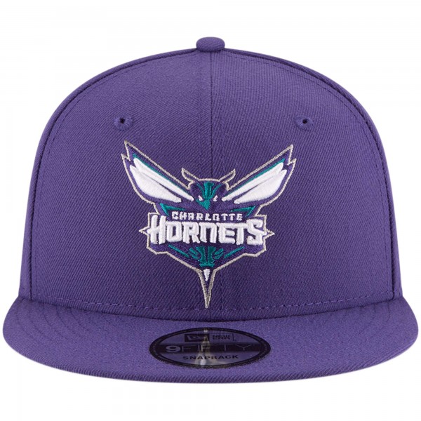 Бейсболка Charlotte Hornets New Era Purple Official Team Color 9FIFTY