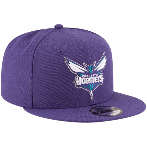 Бейсболка Charlotte Hornets New Era Purple Official Team Color 9FIFTY