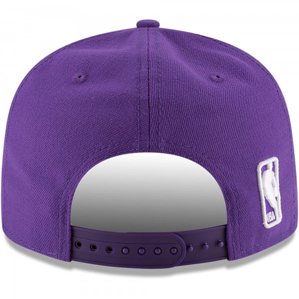 Бейсболка Los Angeles Lakers New Era Official Team Color 9FIFTY - Purple