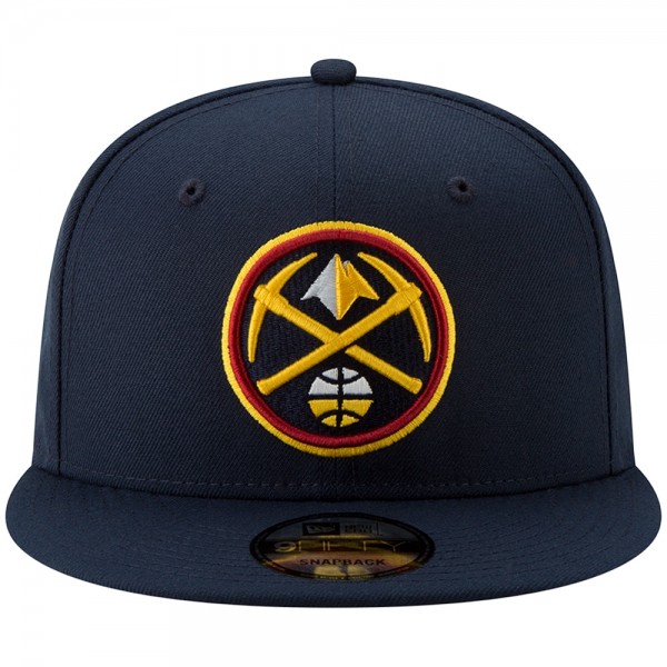 Бейсболка Denver Nuggets New Era Navy Official Team Color 9FIFTY