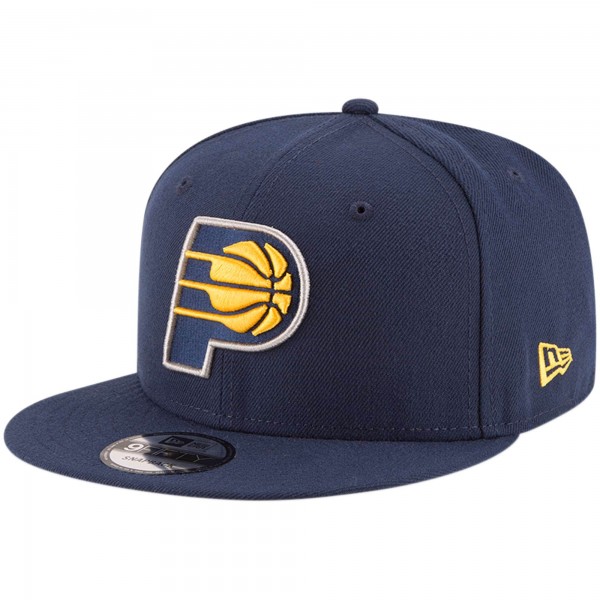 Бейсболка Indiana Pacers New Era Navy Official Team Color 9FIFTY Snapback